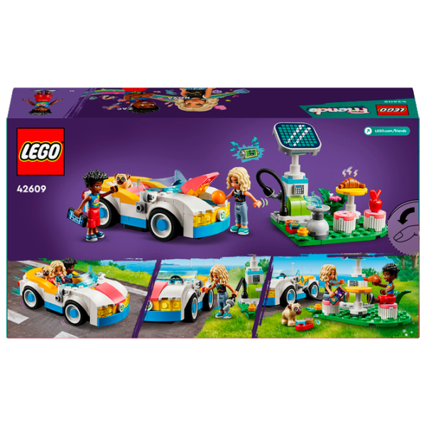 Constructor LEGO Electric Car and Charger Mașină/ Multicolor photo 11