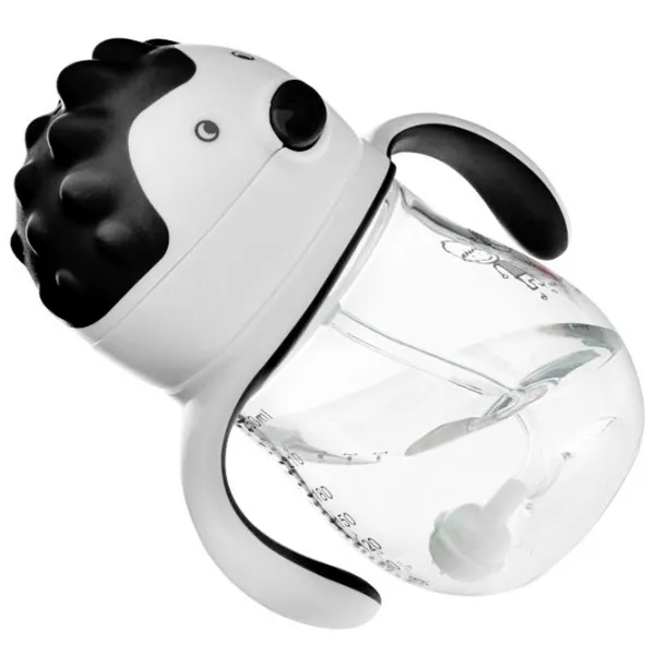 Sticluță cu pai Akuku A0034 250 ml 12 luni/ Plastic/ White photo 3