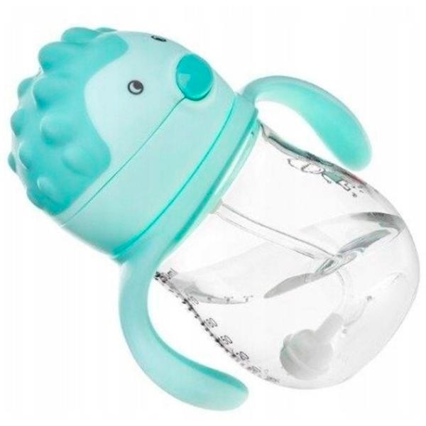 Sticluță cu pai Akuku A0033 250 ml 12 luni/ Plastic/ Blue photo 3