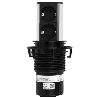 Модульная розетка BACHMANN Elevator 220 - 240 В/ Type-F/ Серый