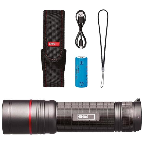 Фонарик EMOS P3190 Black photo 3