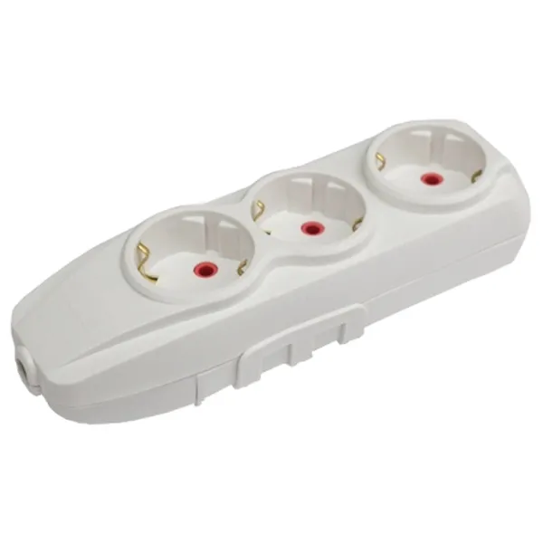 Priză mobilă Elmos E7003E 220 - 240 V/ Type-F/ White photo 1