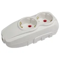 Priză mobilă Elmos E7002E 220 - 240 V/ Type-F/ White