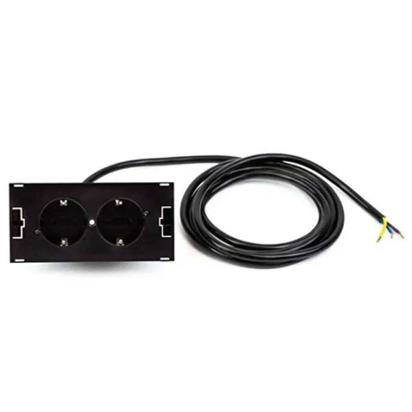 Priză BACHMANN 929.000 220 - 250 V/ Type-F/ Black photo 1