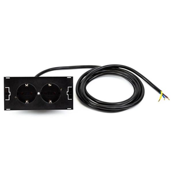 Priză BACHMANN 929.000 220 - 250 V/ Type-F/ Black photo 1