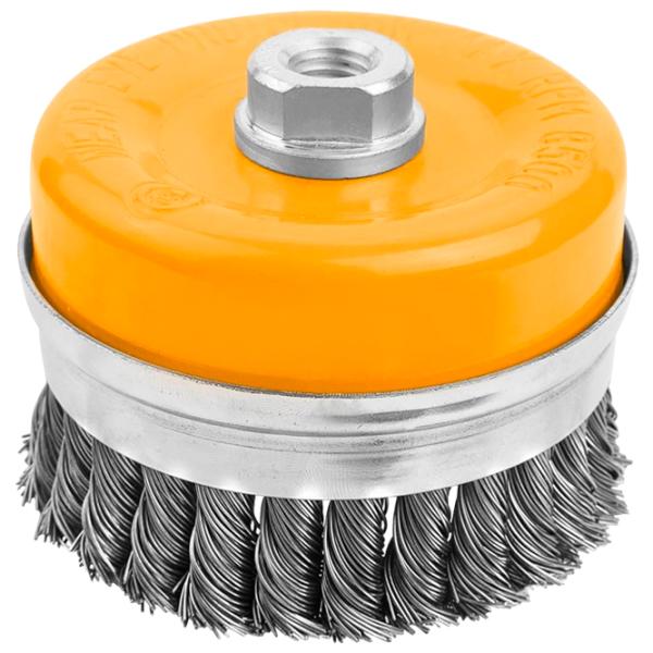 Perie cupă din sârmă răsucită Tolsen 77513 75 mm photo 1