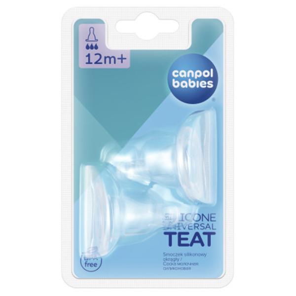Tetină pentru biberon Canpol 18/ 117 Unisex/ Transparent photo 1