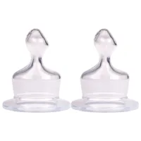 Tetină pentru biberon Canpol 18/ 126 Unisex/ Transparent