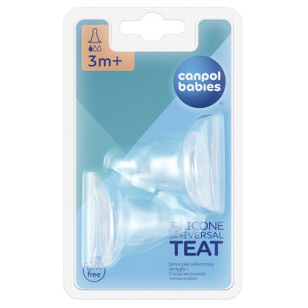 Tetină pentru biberon Canpol 18/ 115 Unisex/ Transparent photo 1 Tetină pentru biberon Canpol 18/ 115 Unisex/ Transparent photo 1