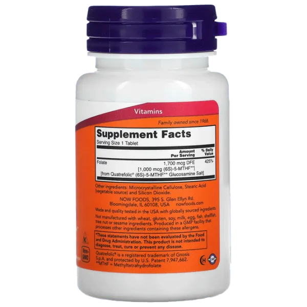 Витамины и минералы Now Foods METHYL FOLATE (733739004918) 90 photo 2 Витамины и минералы Now Foods METHYL FOLATE (733739004918) 90 photo 2