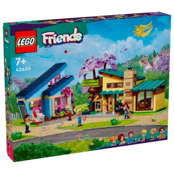 Constructor LEGO Olly and Paisley's Family Houses Casa familiei/ Multicolor photo 1