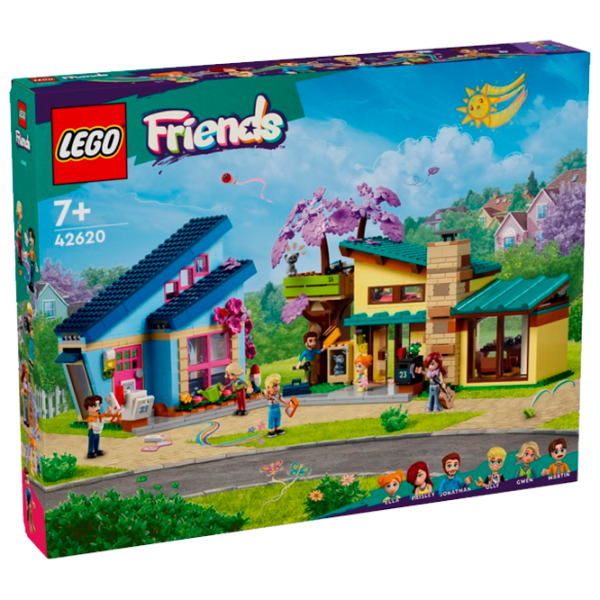 Constructor LEGO Olly and Paisley's Family Houses Casa familiei/ Multicolor photo 1