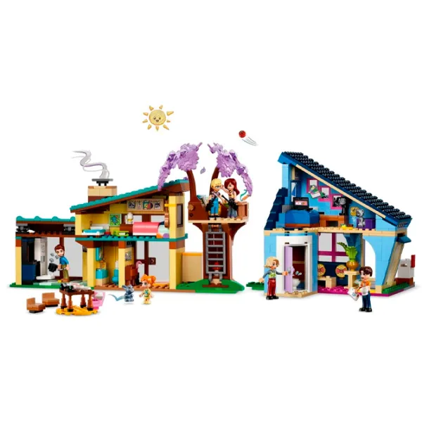 Constructor LEGO Olly and Paisley's Family Houses Casa familiei/ Multicolor photo 3