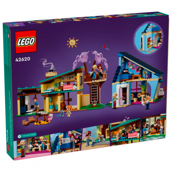 Constructor LEGO Olly and Paisley's Family Houses Casa familiei/ Multicolor photo 13