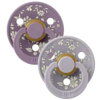 Suzetă cu tetina rotundă Bibs X Liberty 12010102 Unisex/ 6 luni -/ Latex/ Gray