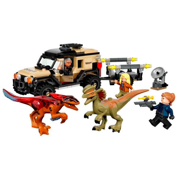 Constructor LEGO Pyroraptor & Dilophosaurus Transport Dinozaur/ Multicolor photo 2 Constructor LEGO Pyroraptor & Dilophosaurus Transport Dinozaur/ Multicolor photo 2