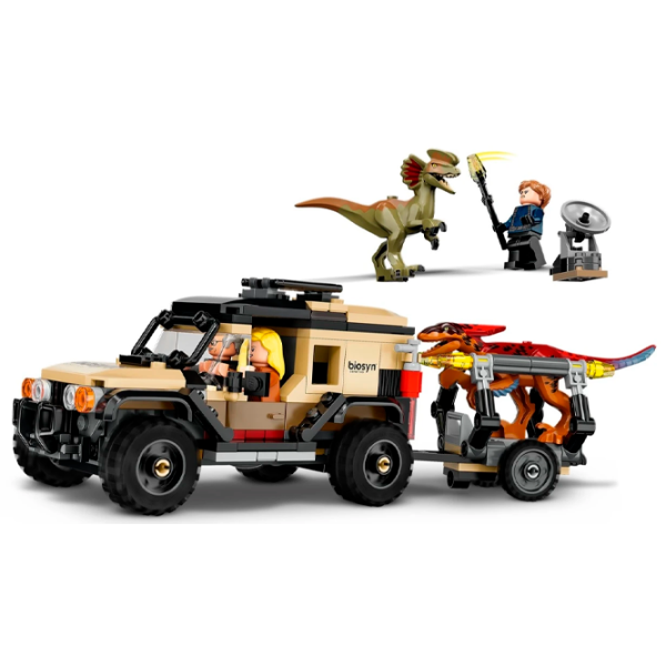 Constructor LEGO Pyroraptor & Dilophosaurus Transport Dinozaur/ Multicolor photo 3 Constructor LEGO Pyroraptor & Dilophosaurus Transport Dinozaur/ Multicolor photo 3
