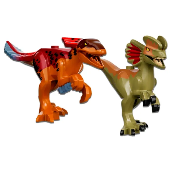Constructor LEGO Pyroraptor & Dilophosaurus Transport Dinozaur/ Multicolor photo 5 Constructor LEGO Pyroraptor & Dilophosaurus Transport Dinozaur/ Multicolor photo 5