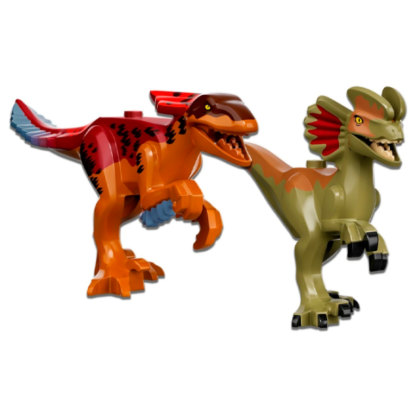 Constructor LEGO Pyroraptor & Dilophosaurus Transport Dinozaur/ Multicolor photo 5 Constructor LEGO Pyroraptor & Dilophosaurus Transport Dinozaur/ Multicolor photo 5