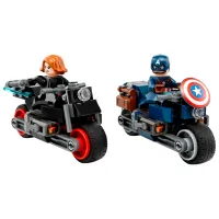 Constructor LEGO Black Widow & Captain America Motorcycles Motocicletă/ Blue photo 2
