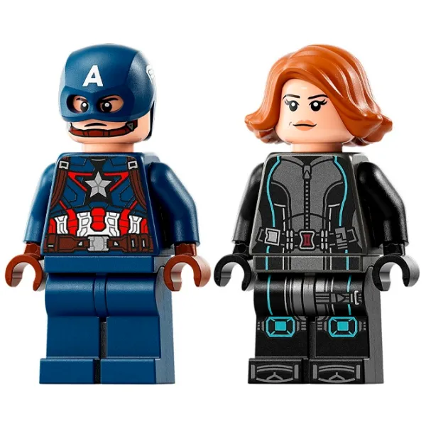 Конструктор LEGO Black Widow & Captain America Motorcycles Мотоцикл/ Blue photo 5