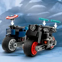Constructor LEGO Black Widow & Captain America Motorcycles Motocicletă/ Blue photo 10
