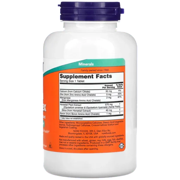 Vitamine și minerale Now Foods SILICA COMPLEX (733739014924) 180 photo 3 Vitamine și minerale Now Foods SILICA COMPLEX (733739014924) 180 photo 3