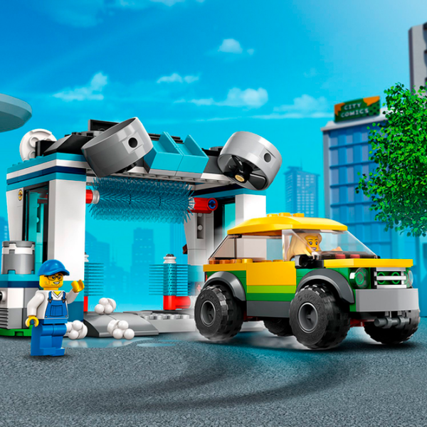 Constructor LEGO Car Wash Mașină/ Blue photo 7 Constructor LEGO Car Wash Mașină/ Blue photo 7