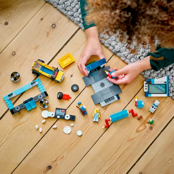 Constructor LEGO Car Wash Mașină/ Blue photo 9 Constructor LEGO Car Wash Mașină/ Blue photo 9