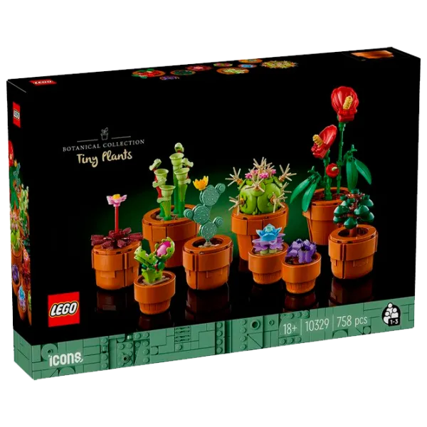 Конструктор LEGO Tiny Plants Цветы/ Brown photo 1