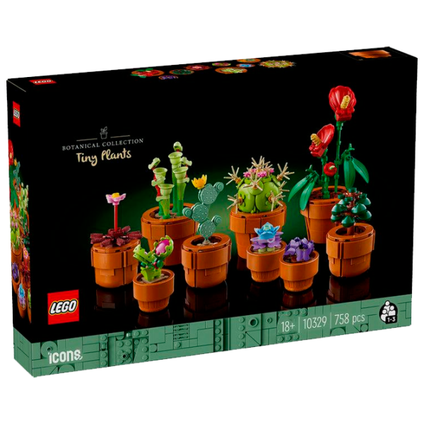 Конструктор LEGO Tiny Plants Цветы/ Brown photo 1