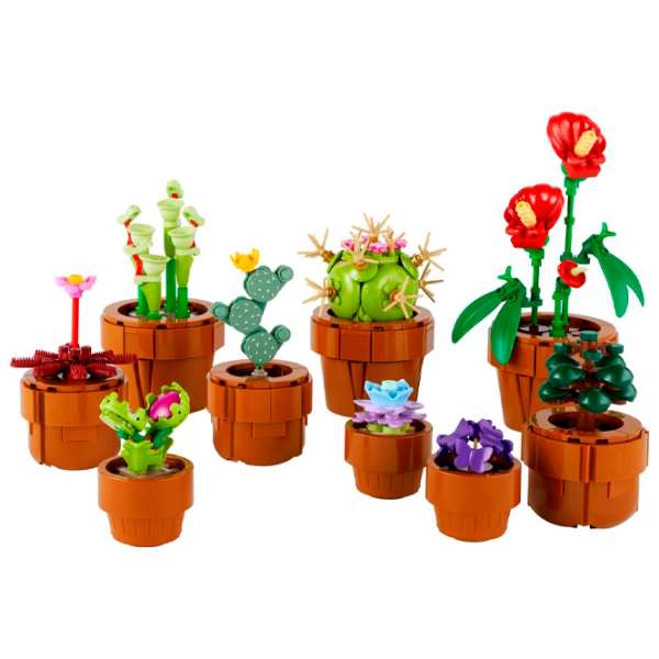 Конструктор LEGO Tiny Plants Цветы/ Brown photo 2