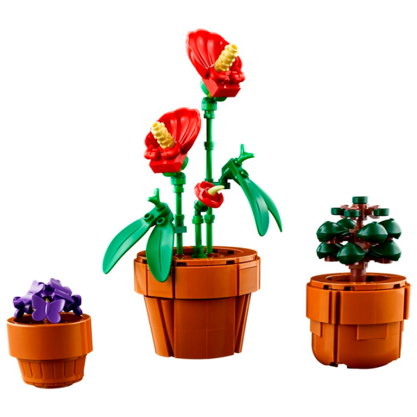 Конструктор LEGO Tiny Plants Цветы/ Brown photo 4