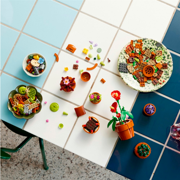 Конструктор LEGO Tiny Plants Цветы/ Brown photo 9