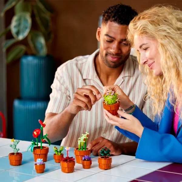 Конструктор LEGO Tiny Plants Цветы/ Brown photo 11