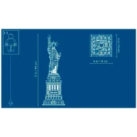Constructor LEGO Statue of Liberty Figuri/ Green photo 8