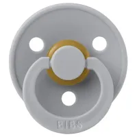 Suzetă cu tetina ortodontică Bibs Colour 111223C Unisex/ 0 luni -/ Latex/ Gray