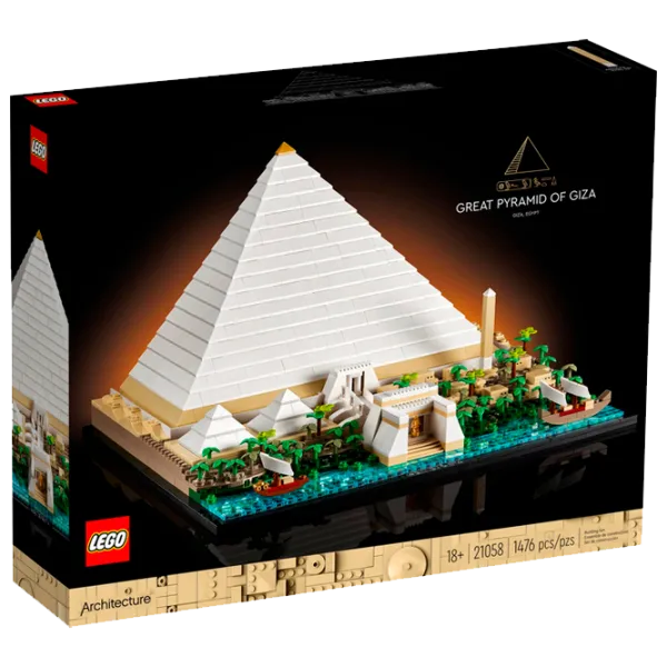 Constructor LEGO Great Pyramid Of Giza Clasic/ White photo 1