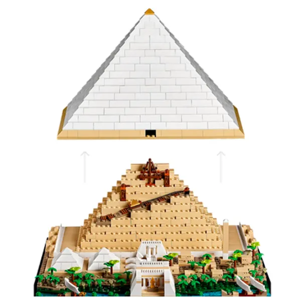 Constructor LEGO Great Pyramid Of Giza Clasic/ White photo 4