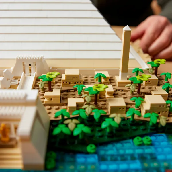 Constructor LEGO Great Pyramid Of Giza Clasic/ White photo 13