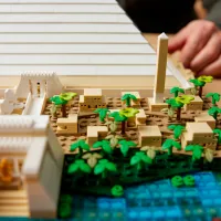 Constructor LEGO Great Pyramid Of Giza Clasic/ White photo 13