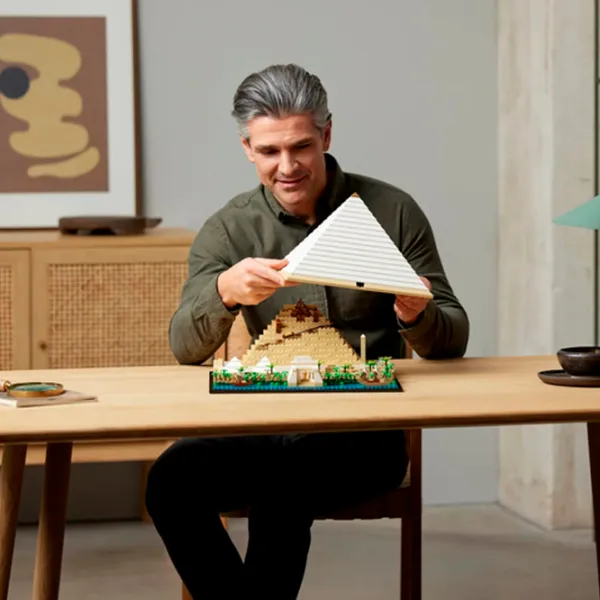 Constructor LEGO Great Pyramid Of Giza Clasic/ White photo 14