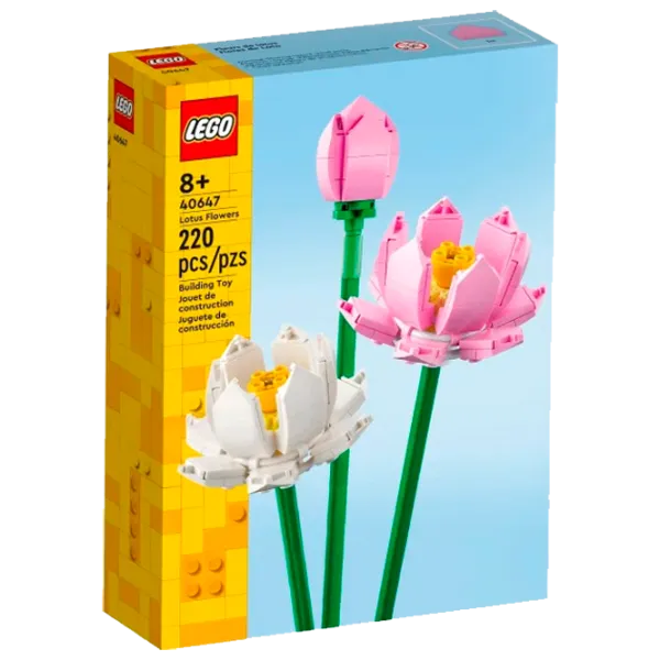 Constructor LEGO Lotus Flowers Flori/ Green photo 1