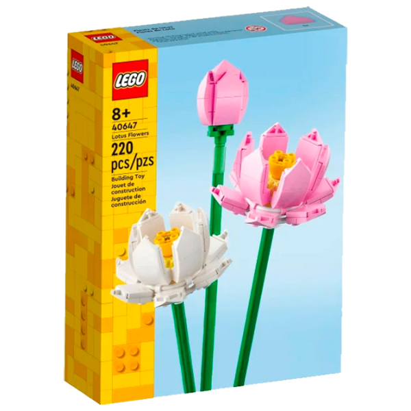 Constructor LEGO Lotus Flowers Flori/ Green photo 1