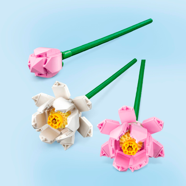 Constructor LEGO Lotus Flowers Flori/ Green photo 3