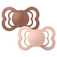 Suzetă simetrică Bibs Supreme 260337 Pentru fetițe/ 6 luni - 18 luni/ Silicon/ Multicolor
