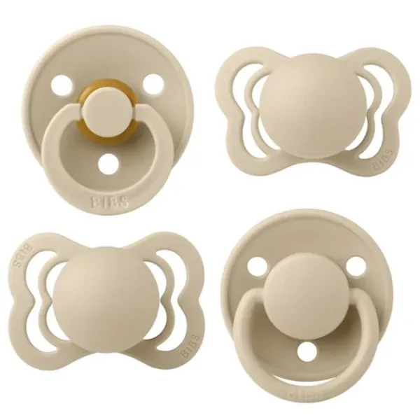 Suzetă cu tetina rotundă Bibs Try-It 91344 Unisex/ 0 luni - 6 luni/ Latex, silicon/ Vanilla photo 1 Suzetă cu tetina rotundă Bibs Try-It 91344 Unisex/ 0 luni - 6 luni/ Latex, silicon/ Vanilla photo 1