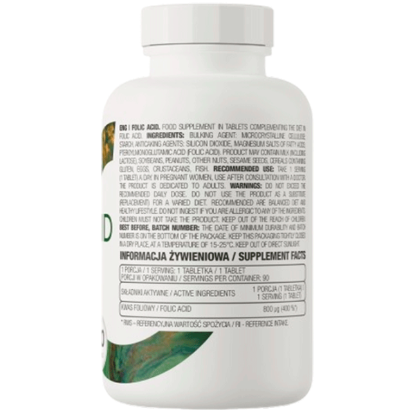 Витамины и минералы OstroVit Folic Acid (5902232619256) 90 photo 3 Витамины и минералы OstroVit Folic Acid (5902232619256) 90 photo 3