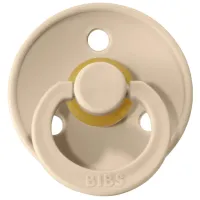 Suzetă cu tetina rotundă Bibs Colour 300245 Unisex/ 18 luni - 36 luni/ Latex/ Vanilla