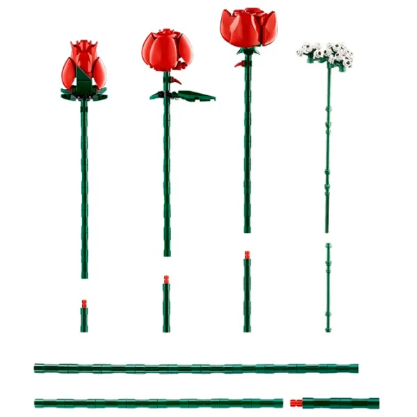 Конструктор LEGO Bouquet of Roses Цветы/ Красный photo 4